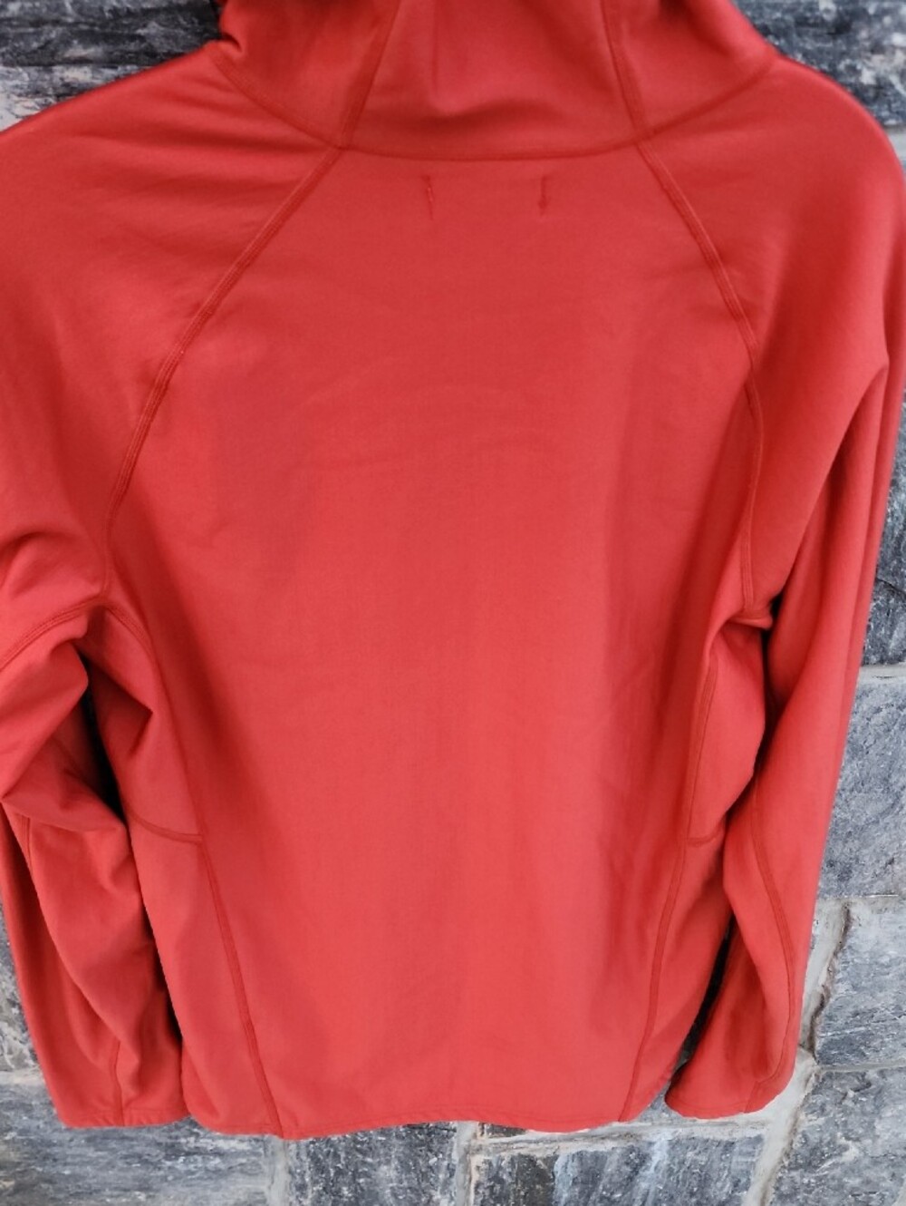 Ibex Women’s Half-Zip Hooded Pullover Sweater - Rust - Medium - Picture 5 of 13